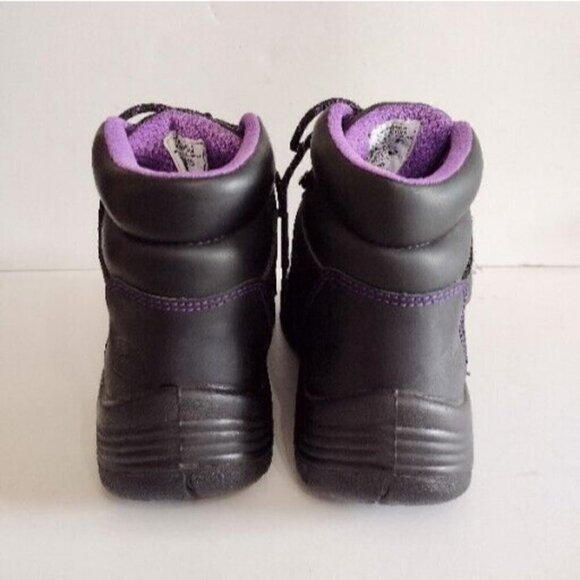 Avenger Work Boots A7124 Medium Steel Toe Black Leather Womens 11 - Picture 6 of 9